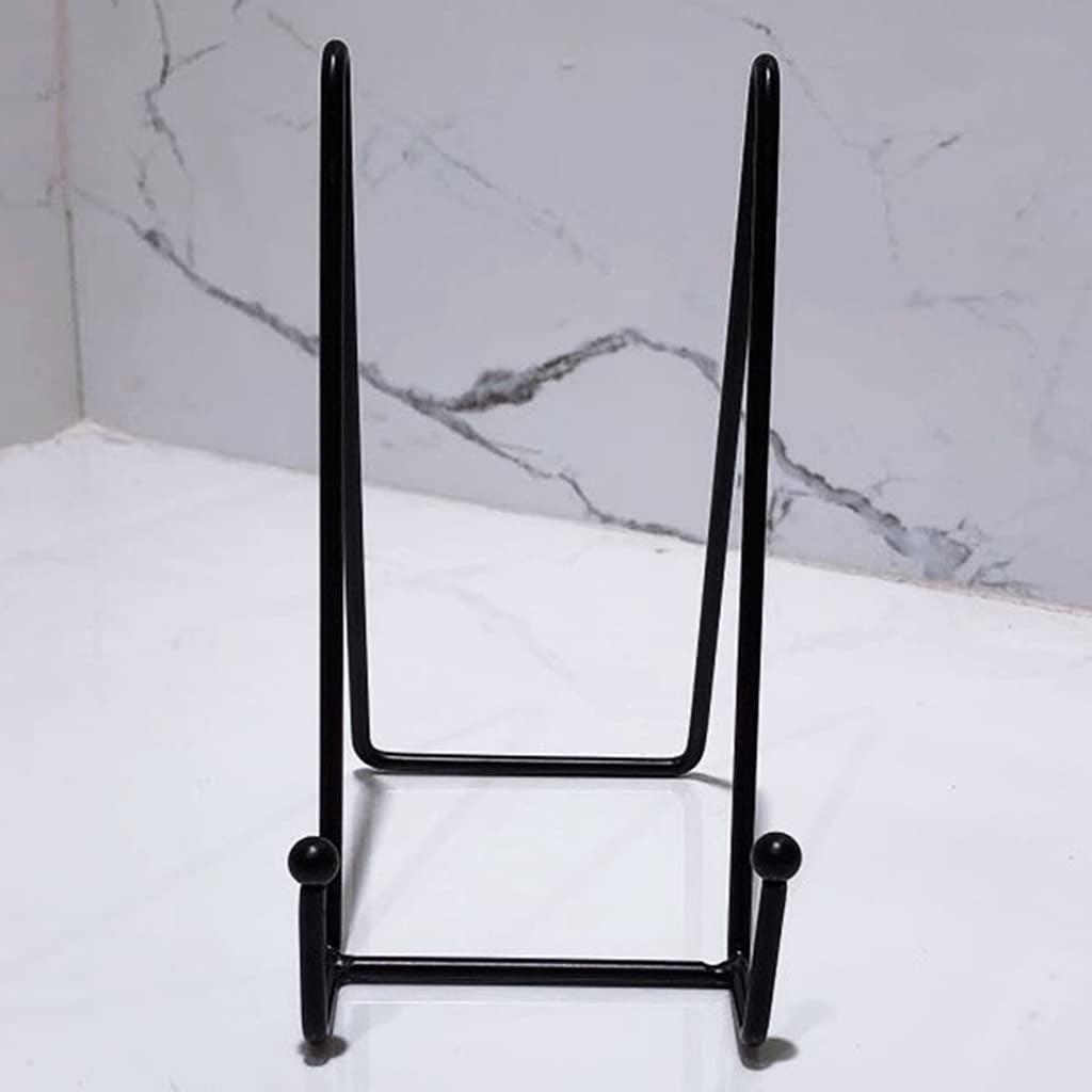 Exquisite Plate Stand For Display Metal Frame Holder Easel Plate Dish Display Stand For Home Kitchen Office