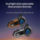 thumbnail image 3 of Motorcycle Helmet Headset Waterproof Bluetooth 5.0 Intercom Wireless Earphone Stereo with Mic, 3 of 5