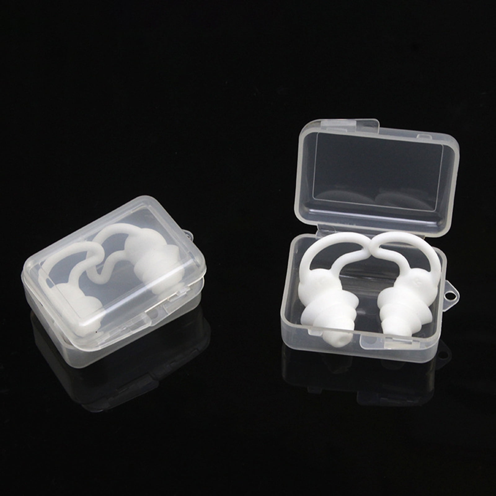 Details about   3 Pairs Soft Noise Reducing White Premium Silicone Earplugs for Sleeping 