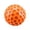 Orange, variant on Squeaky Dog Chew Ball Durable TPR Rubber Honeycomb Textured Teeth Cleaning Puppy Toy Bouncy Interactive Dog Ball for Fetch Tug-of-War Small Medium Large Indoor Outdoor Play