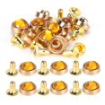 thumbnail image 1 of Juego de 100 remaches de cristal de color, aleación de zinc, equipaje, ropa, zapatos, decoración, herramienta de bricolaje, 8mm, amarillo, 1 of 8