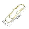 thumbnail image 2 of Multifunctional Metal Pen Clip Metal Pen Clip Holder Portable Pens Holder Paper Clips School Supplies Paperclip Stationery Notebook Accessories for Daily Study Work Travel, 2 of 7