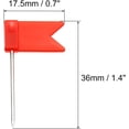thumbnail image 2 of Flag Map Push Pins, 100 Pack Plastic Head Steel Point Travel Maps Tacks for Picture Hanging Home Office, Multicolor, 2 of 5