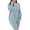 A1-Light Blue, variant on SHOWMALL Plus Outfit Sets for Women 2 Piece Matching Loungewear Burgundy 3X Ribbed Knit Sets T-shirt Biker Shorts Sweatsuits Plus Size Pajamas, Lightweight for Spring / Summer / Fall / Winter