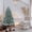 White+Green#57, variant on Christmas Tree 6.5FT Flocked Christmas Tree with Pot Base, 350 Warm White LED Lights, 1386 Tips, PE+PVC Branches with 31 Pine Cones – Small Prelit Holiday Tree for Tabletop, Entryway, or Home Decor,F