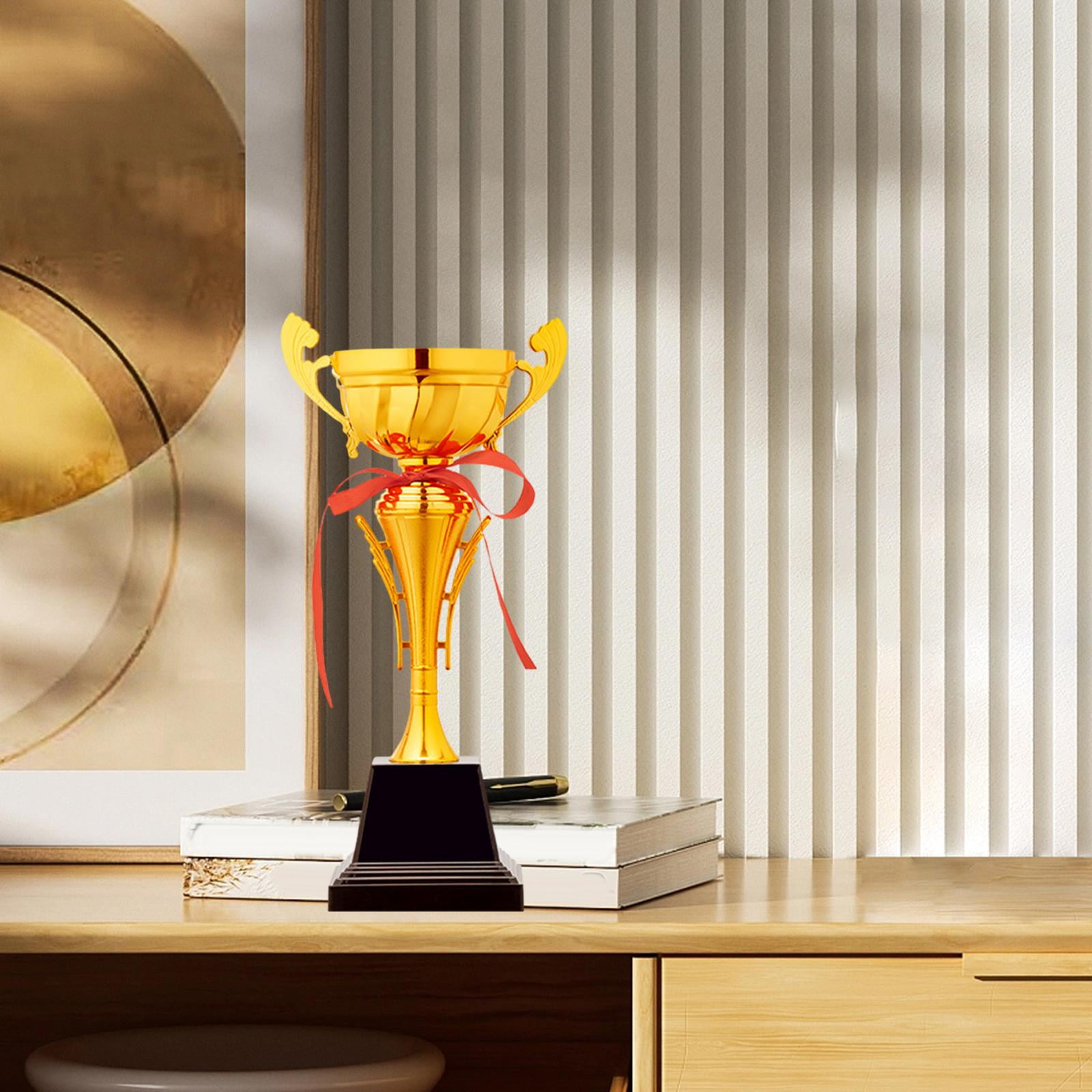 Rushawy Football Soccer Match Trophy, Competitions Award Trophy with Base Trophy, Soccer 28cm