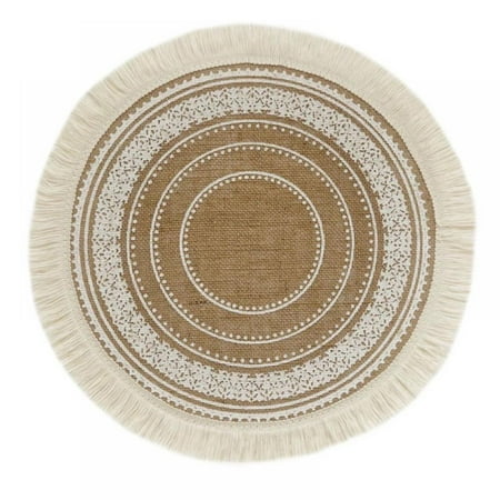 

15 Boho Table Placemats Non-Slip Washable Cup Mat Heat Resistant Tableware Holder Mat for Home Decoration and Phto Prop
