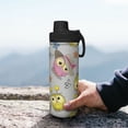 thumbnail image 7 of Fotbe Cartoon Owls Pattern 18 Oz Sports Insulated Kettle Vacuum Cup Stainless Steel Travel Mug Cup Thermal Flask,Insulated Kettle for Cycling Gym Basketball Outdoor, 7 of 7