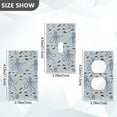 thumbnail image 7 of Yayeee Blank Wall Plate Cover 1-Gang 4.5"x2.7" Home Unused Decorative Outlet, Blue Octopus Pattern, 7 of 7