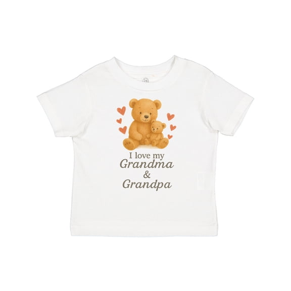Inktastic I Love My Grandma and Grandpa Bear Family Boys or Girls Toddler T-Shirt