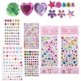 thumbnail image 1 of SHISUYAN 6 Sheets of Gems Rhinestone Decor Makeup Gems Self Adhesive Rhinestones Stick On Craft Gems, 1 of 9