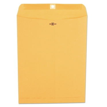 Kraft Clasp Envelope Center Seam 28lb 10 x 13 Brown Kraft 100/Box