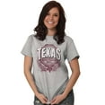 thumbnail image 3 of Texas TX Student Campus Pride Seal Men's Graphic T Shirt Tees Brisco Brands S, 3 of 4