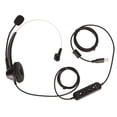 thumbnail image 1 of Auriculares de negocios ENC reducción activa de ruido auriculares de teléfono con Control de silencio ajustable de volumen de un solo oído, 1 of 14