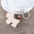 thumbnail image 5 of Llavero con colgante de cachorro de cuero PU, bolsa Porta llaves, regalo ornamental para coche, 5 of 5