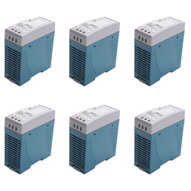 6X MDR-60 12V 60W Din Fuente de Alimentación de Carril Ac/Dc Fuente de Alimentación del Regulador de Voltaje del Conductor 110V 220V