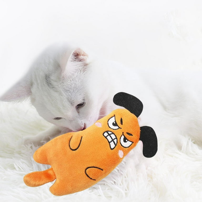 Christmas Catnip Toys For Cats - 3 Pack Interactive Chew Toys With Catnip For Indoor Kittens