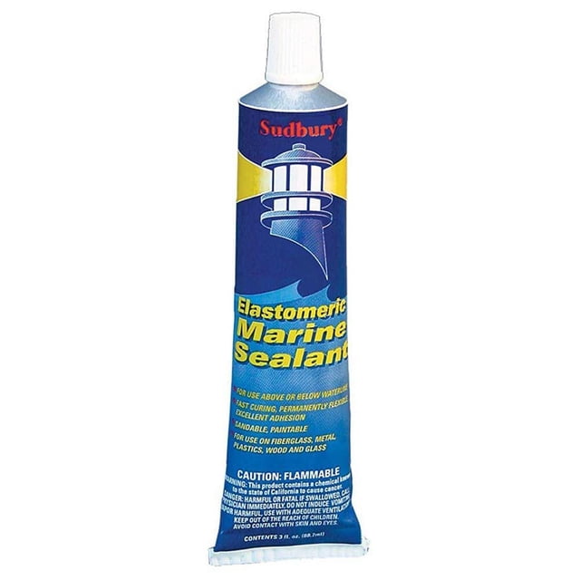 Sellador marino Sudbury 320 elastomérico, 90 ml, blanco