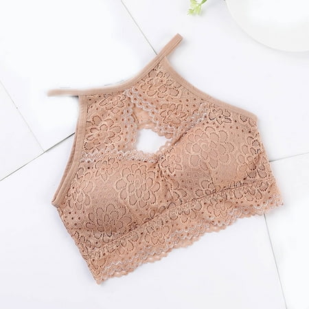 Juslio Minimizer Bras for Women Without Steel Ring Sexy Bra Bras Padded Solid Everyday Bras