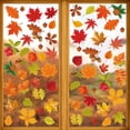 thumbnail image 4 of Double-sided Printing Window Clings,Autumn Leaves Stickers,Reusable Thanksgiving Day Decorations,for Christmas Halloween Glass Window Classroom Bulletin Board, 4 of 7