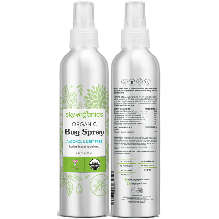 Sky Organics - Bug Spray Deet Free - 1 Each-4 FZ, 1 ct / 4 fz - Kroger