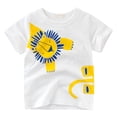 thumbnail image 3 of Camiseta TABNIX para niños, manga corta, manga corta, 4 unidades, de algodón, de 2 a 7 años, 3 of 7