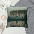 thumbnail image 2 of Orinice Trees Graphic Decorative Cushion Throw Pillow Cover for Home Couch Living Room Sofa Pillowcase 1PC 24x24in, 2 of 5