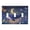Cute Whale Floating in Nigh, variant on Haosy Light Switch Cover Plate 2 Gang Electrical Outlet Covers Colored Glass Flowers Decorate Wall Plate 4.56”x4.48”