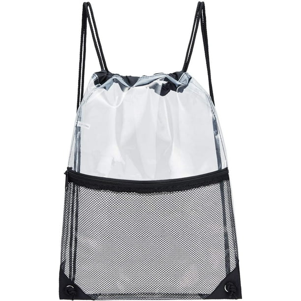 Clear drawstring bags walmart cheap