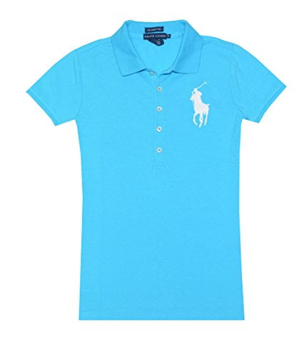 turquoise polo shirts for womens