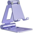 thumbnail image 1 of Nulaxy Soporte para teléfono celular para escritorio, totalmente plegable, ajustable, soporte para teléfono de escritorio, base compatible con Phone15 14 13 12Pro Xs Xr X 8 iPad Mini Nintendo Switch T, 1 of 3