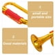 thumbnail image 5 of BRIGHTFUFU Juguete de corneta de plástico para niños pequeños, instrumento musical para educación temprana, trompeta, corneta, accesorio para actuación en escenario, 5 of 8