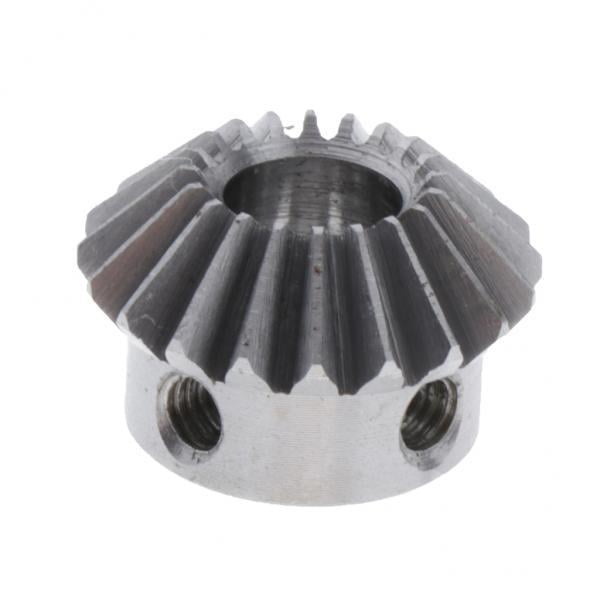koolsoo 2X 1 Brass Bevel Gear, 20th Module, 5mm Steel, Hole From 5