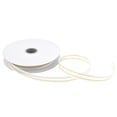 thumbnail image 2 of Gold-Lined Satin Edge Organza Ribbon, 3/8-Inch, 25-Yard - White, 2 of 3