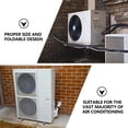 thumbnail image 4 of UPOUART Protective Air Conditioner Cover Dustproof Silver 1Pcs for Homeowners, 4 of 8