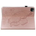 thumbnail image 4 of Dteck Butterfly Pattern Case for iPad Pro 11 inch 2024,Magnetic PU Leather Smart Auto Wake/Sleep Folio Stand Case Card Slot Pencil Holder Cover for iPad Pro 11-in. (M4) 2024,Rosegold, 4 of 8