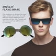 thumbnail image 4 of Vogacara Gafas de sol Flame de alto rango Visión de alta definición Robusto Ligero Mano de obra fina Diseño único Gafas geniales Cuidado de ojos tipo 17, 4 of 6