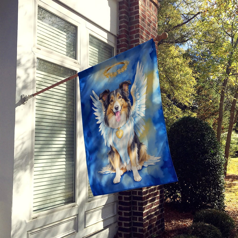 Collie My Angel House Flag 28 in x 40 in
