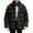 Black, variant on Men's Winter Long Coat Warm Turn Down Collar Jacket Stylish Overcoat for Cold Weather