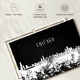 thumbnail image 6 of Elephant Stock Chicago Skyline Bw Wall Art - Horizontal Canvas Wall Art - Living Room Wall Decor - City Canvas - Black And Gray Decor - 39" x 26", 6 of 8