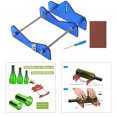 thumbnail image 4 of Herramienta creativa Zulema Cortador de botellas de cerveza de vino redondo 200x150 mm, 4 of 8