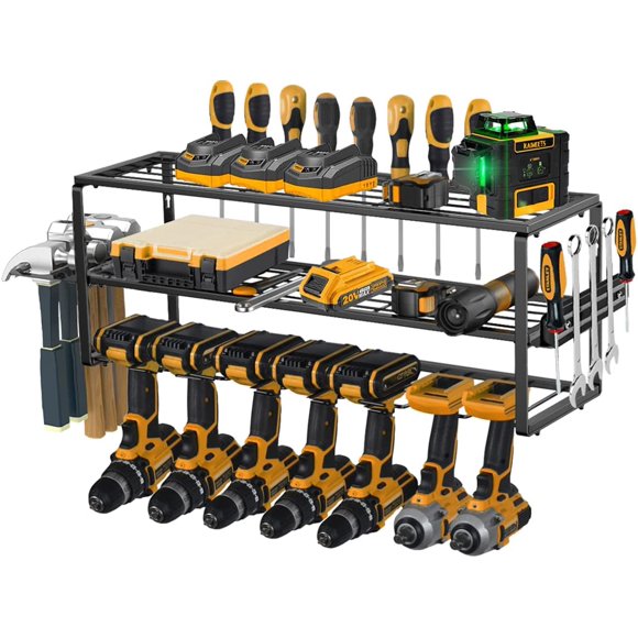 Cordless Drill Storage Rack