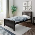 thumbnail image 1 of BEDSMART Lit Simple en Bois Massif / Espresso, 1 of 7