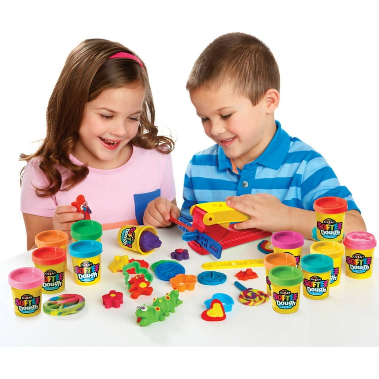 Arteza Neon Dough in Tubs - Vibrant Playdough Set – Babywid