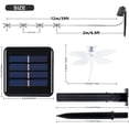 thumbnail image 3 of 100 LED 39ft Dragonfly Lights String Solar Fence Lights Outdoor Decorative Lights for Garden Patio Yard Decoration, 3 of 6