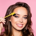 thumbnail image 2 of Dual Comb Eyebrow Brushes, Eyelash Comb Eyebrow Brush for Women, Eyelash Eyebrow Travel Makeup Tool, Yellow 8.15" Length, 2 of 7