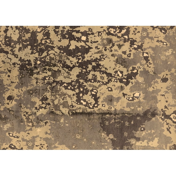 Ahgly Company Indoor Rectangle Oriental Brown Industrial Area Rugs, 2' x 3'