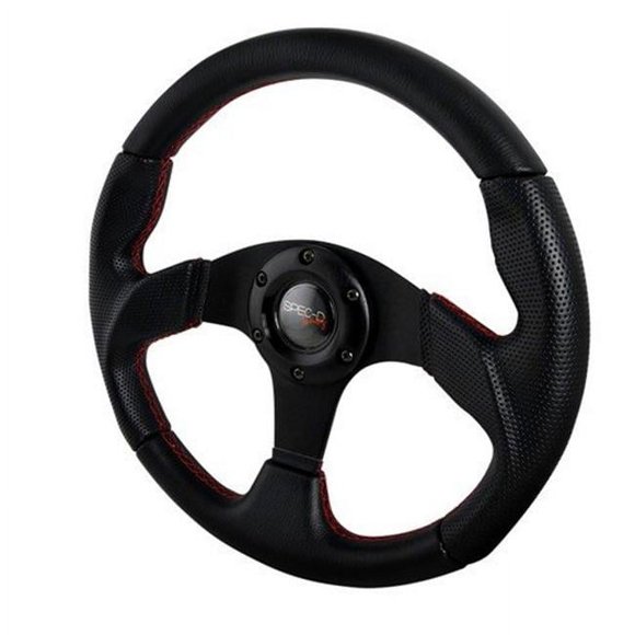 Spec-D Tuning SW-106RS Momo Net Style Steering Wheel for All- 4 x 16 x 16 in.