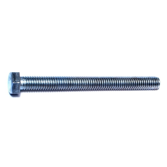 3/8"-16 x 4" Zinc Plated Steel Coarse Full Thread Hex Head Tap Bolts TBHS-095