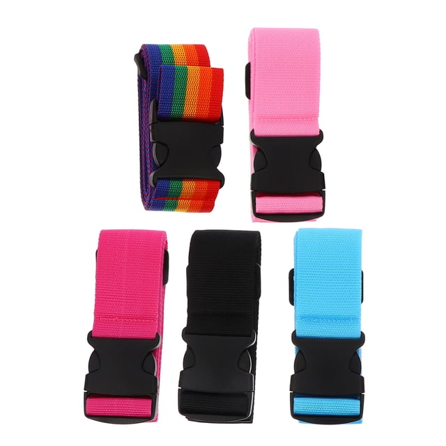 MasteelfCA 5pcs Quick Release Suitcase Straps Tie Down Belt Luggage Adjustable Straps